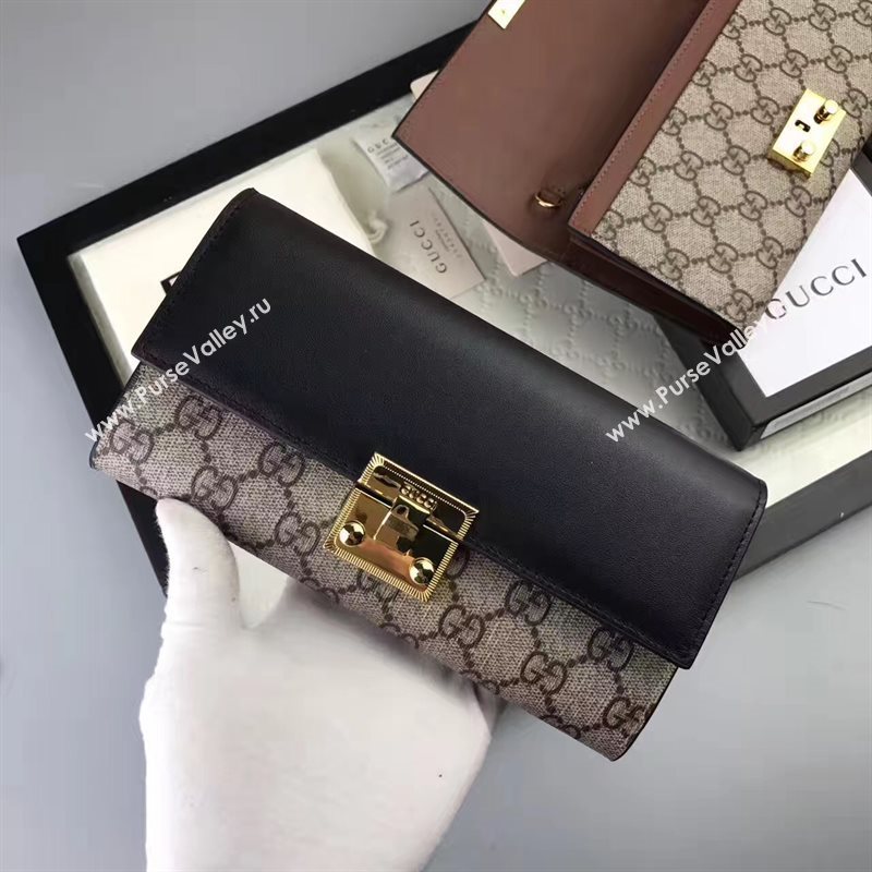 Gucci GG woc shoulder wallet gray black with bag 6556
