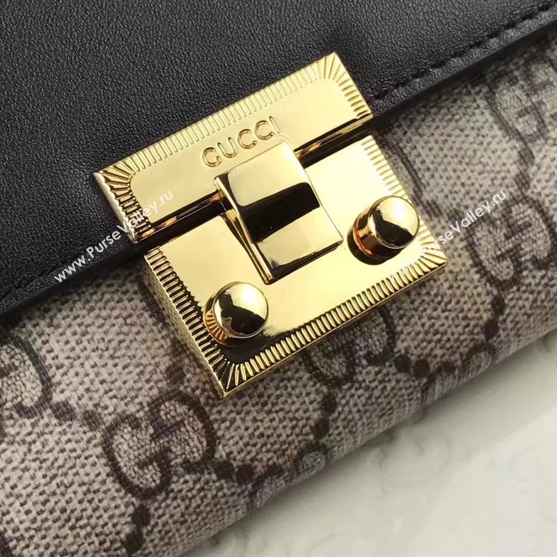 Gucci GG woc shoulder wallet gray black with bag 6556
