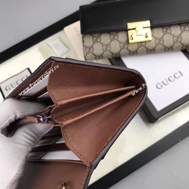 Gucci GG woc shoulder wallet gray black with bag 6556