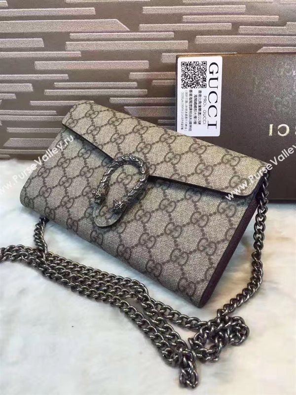 Gucci small gray GG shoulder padlock bag 6559