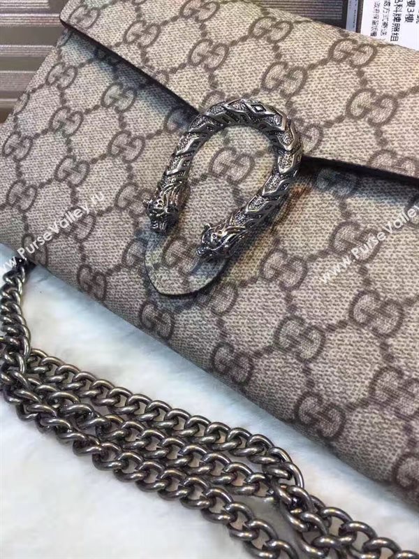 Gucci small gray GG shoulder padlock bag 6559