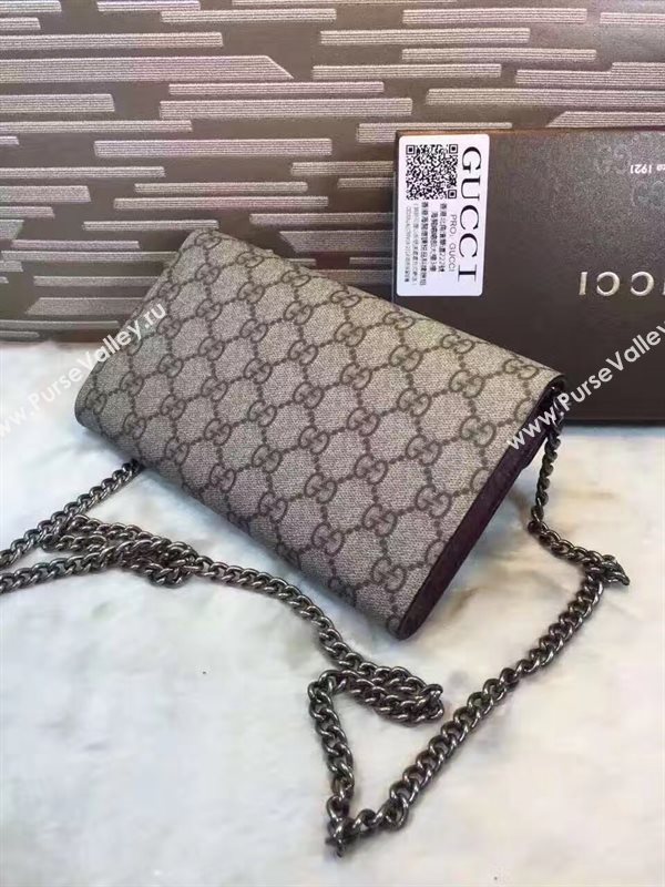 Gucci small gray GG shoulder padlock bag 6559