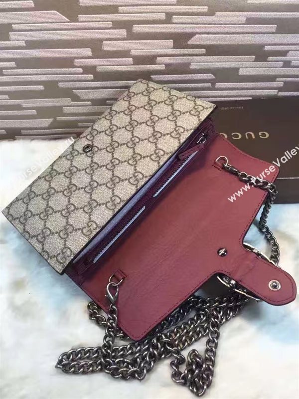 Gucci small gray GG shoulder padlock bag 6559