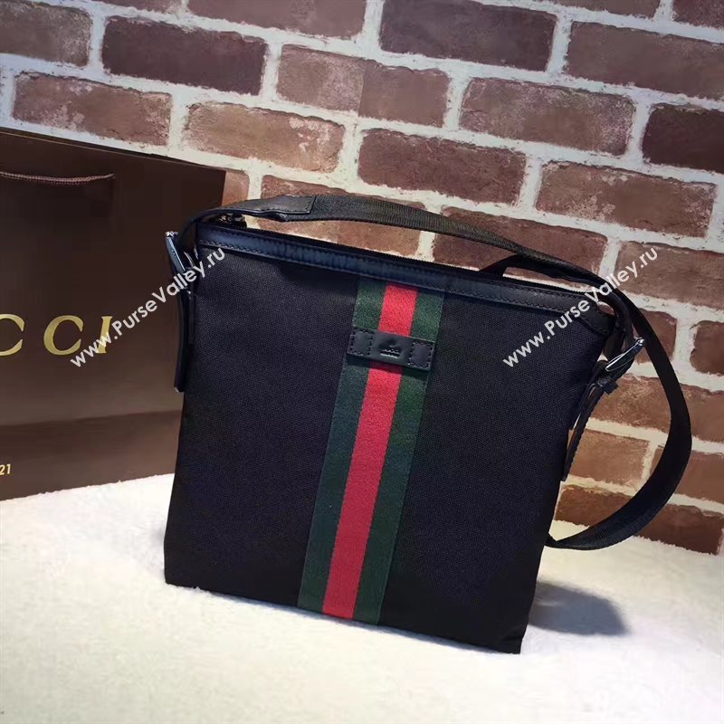 Gucci black with red shoulder GG bag 6560