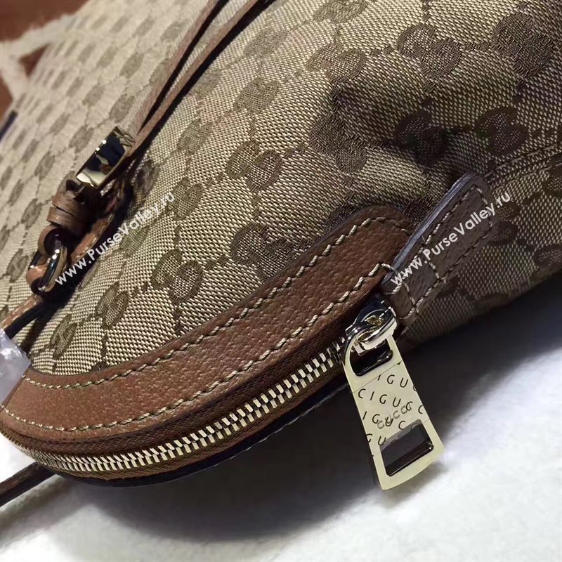 Gucci GG shoulder gray with tote tan bag 6562