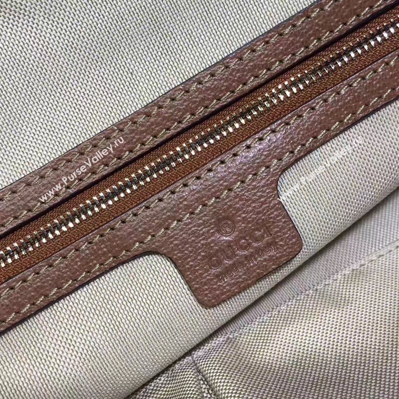 Gucci GG shoulder gray with tote tan bag 6562