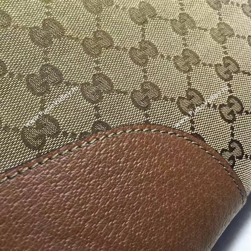 Gucci GG shoulder gray with tote tan bag 6562