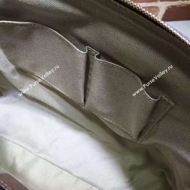 Gucci gray with pink GG tote shoulder bag 6563