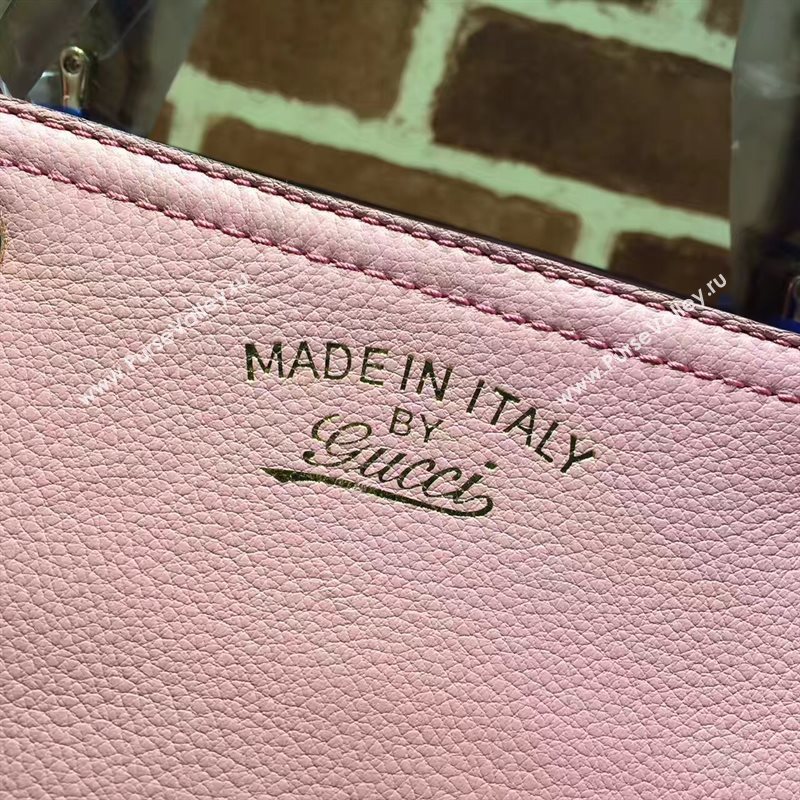 Gucci pink tote shoulder bag 6564