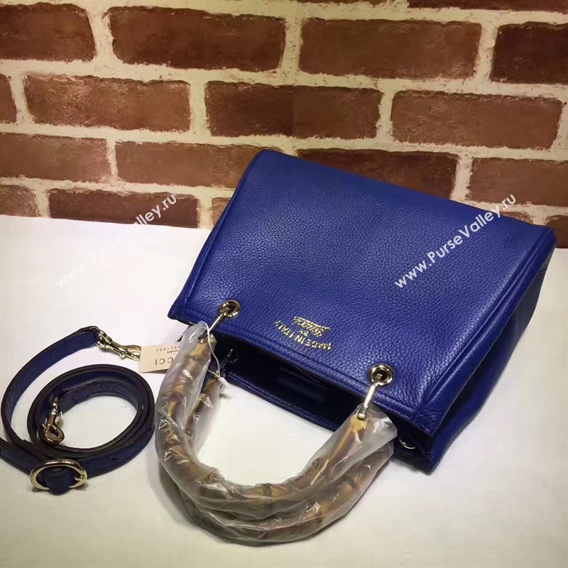 Gucci navy tote shoulder bag 6566