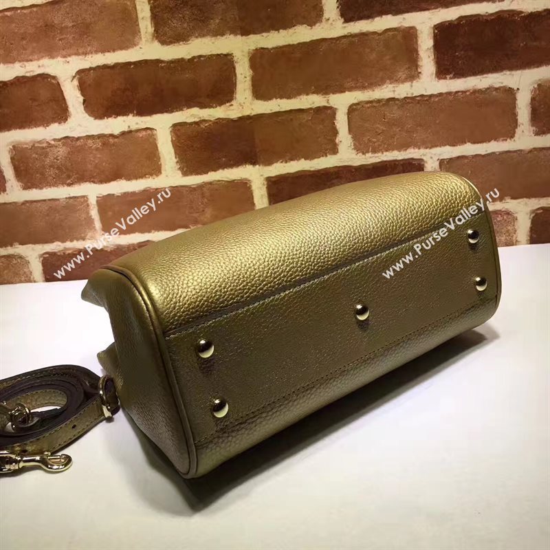 Gucci shoulder tote gold bag 6567