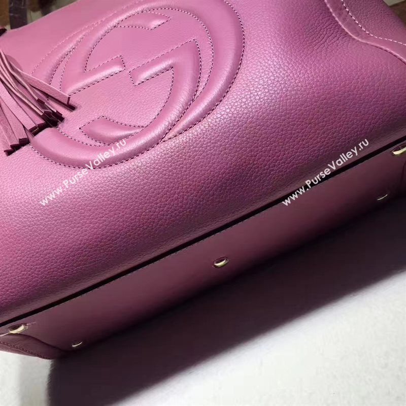 Gucci soho tote red rose bag 6570