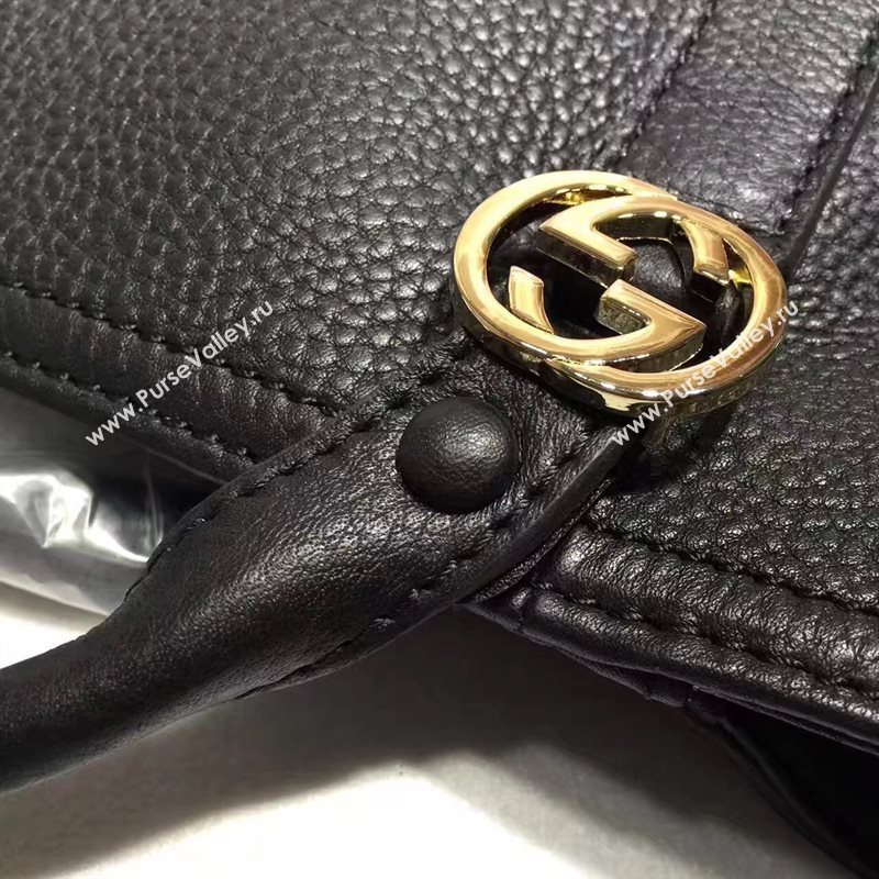 Gucci GG top handle black tote bag 6574