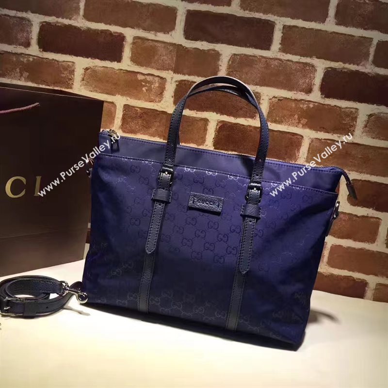 Gucci medium navy tote shoulder bag 6582