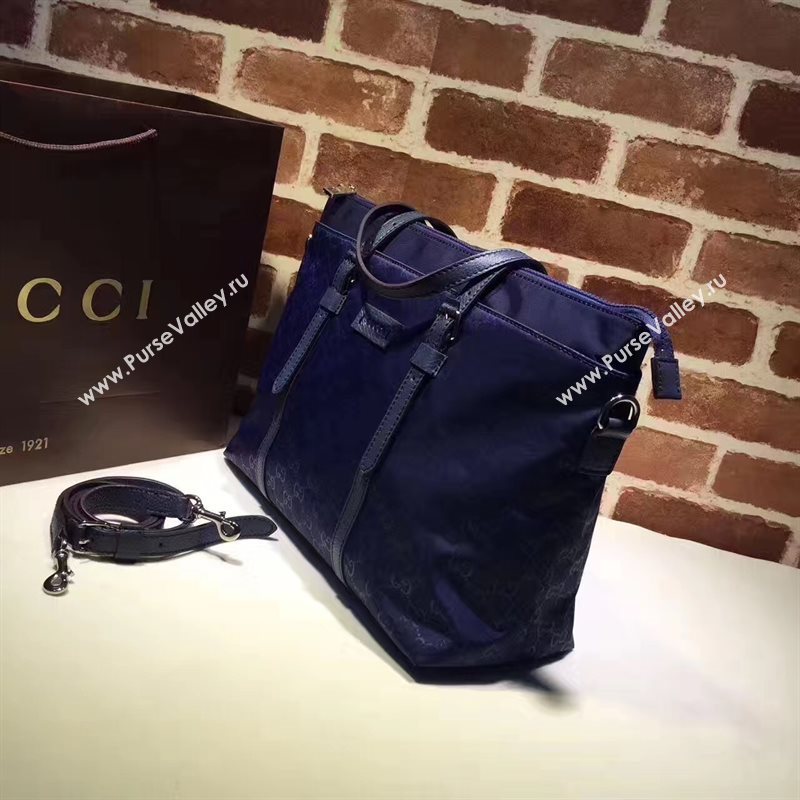 Gucci medium navy tote shoulder bag 6582