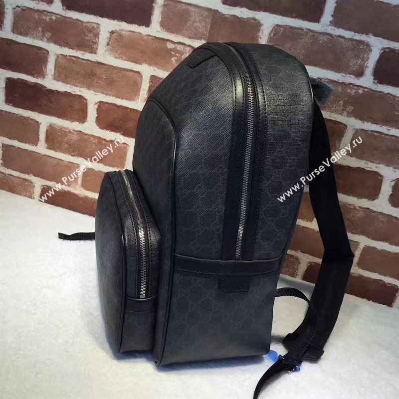 Gucci black backpack large bag 6585