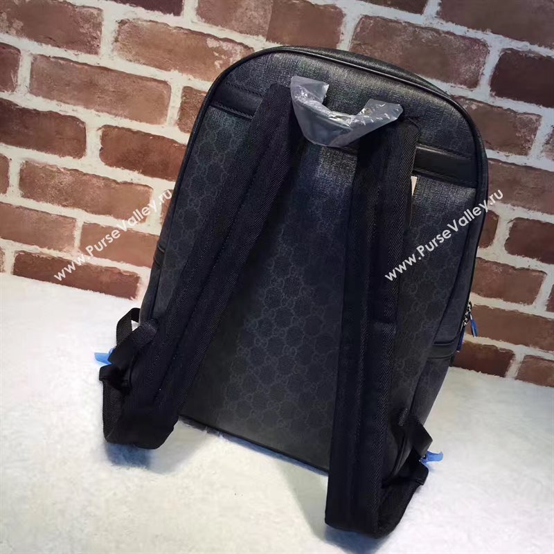 Gucci black backpack large bag 6585