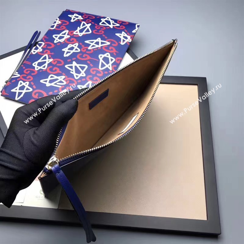 Gucci life is clutch red black bag 6588