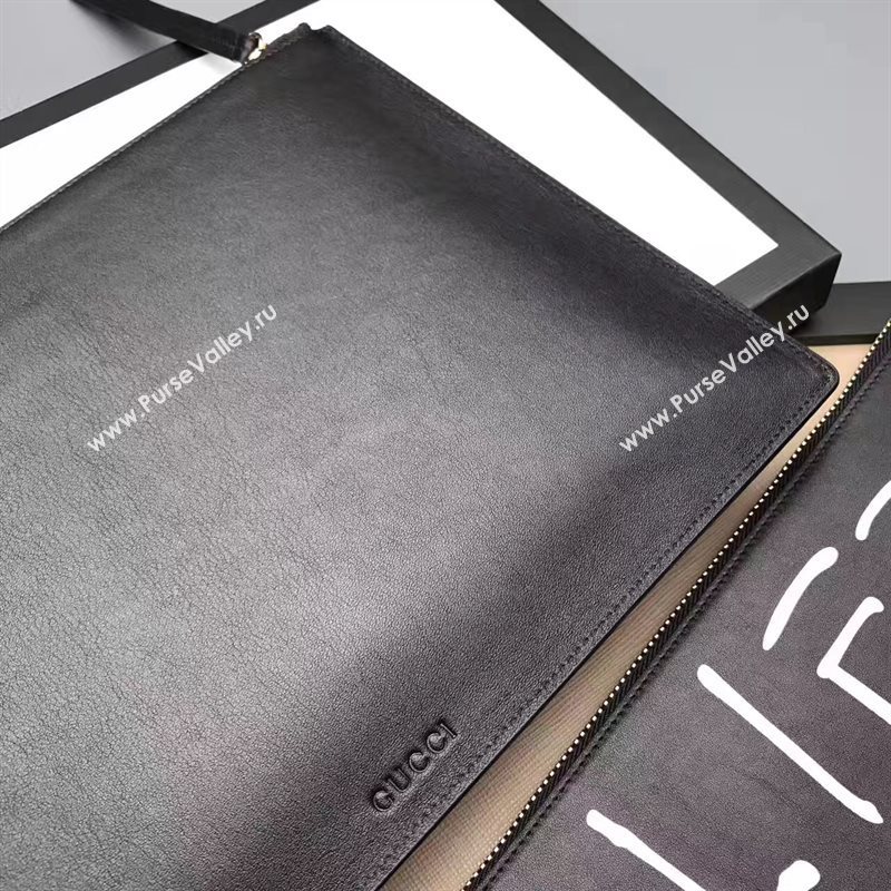 Gucci life is black clutch bag 6589