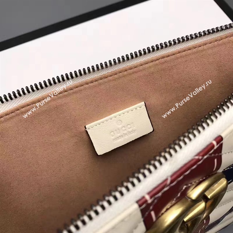 Gucci cream wine large clutch GG bag 6592