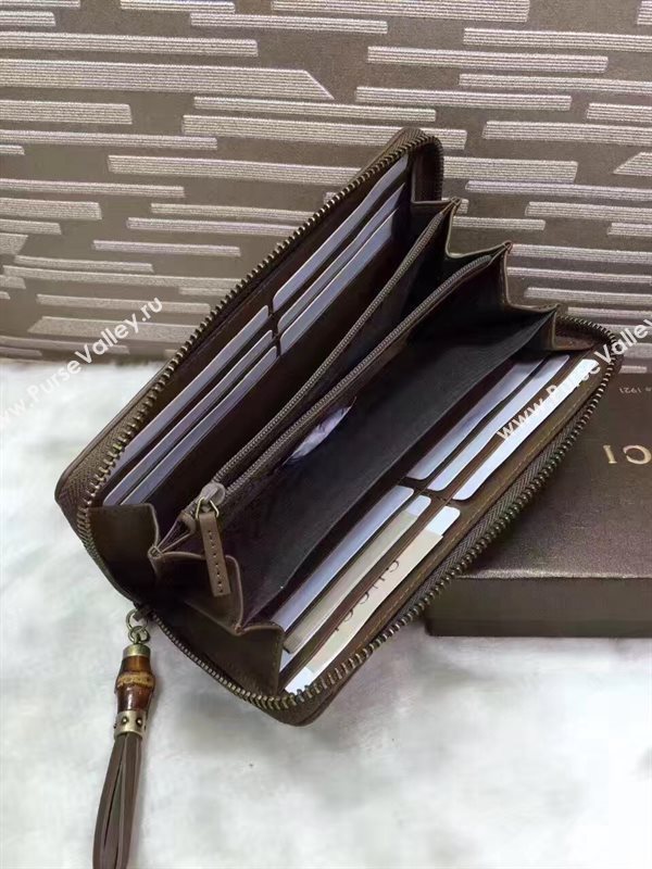 Gucci zipper wallet pink gray bag 6502