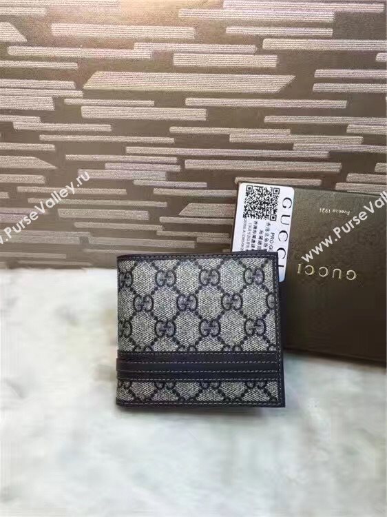Gucci GG wallet black gray bag 6503