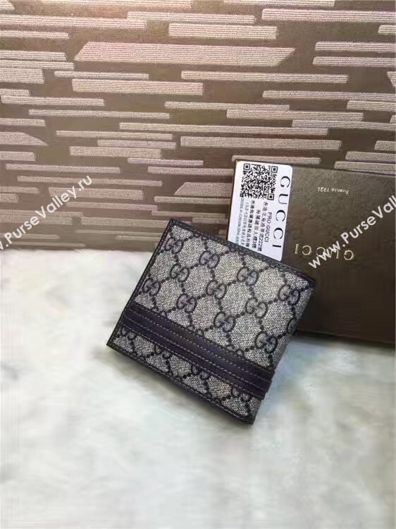 Gucci GG wallet black gray bag 6503