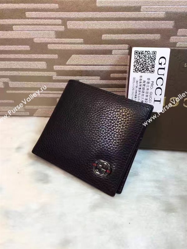 Gucci GG black wallet bag 6504