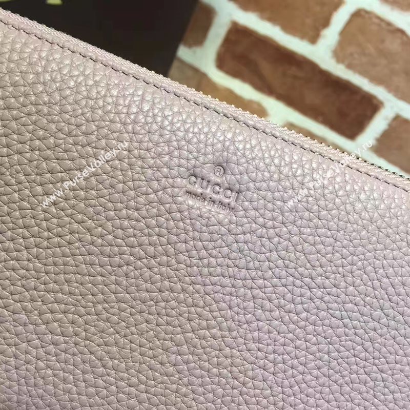 Gucci nude wallet zipper bag 6509