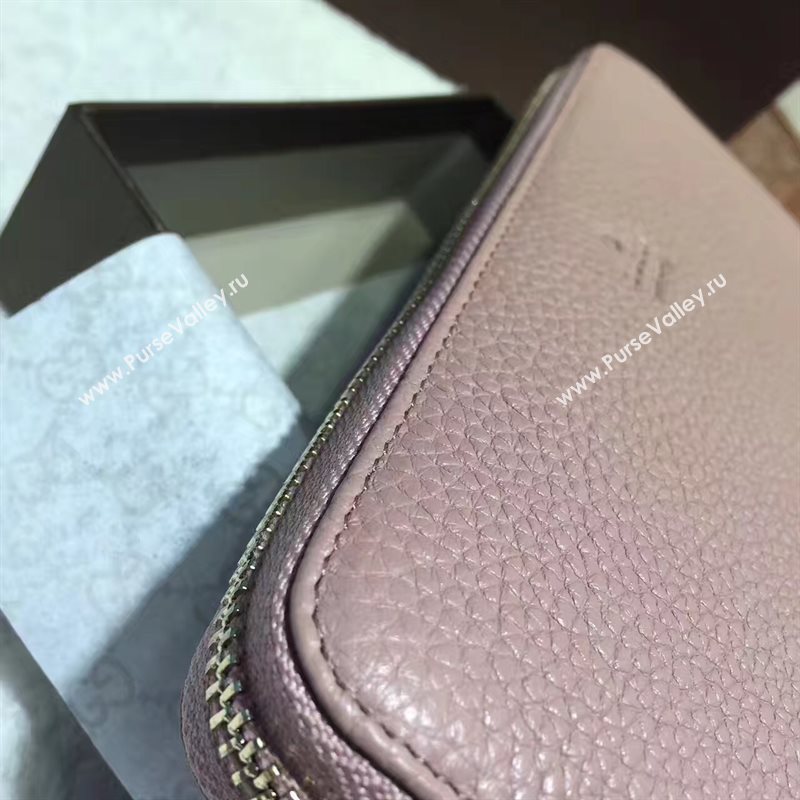 Gucci nude wallet zipper bag 6509