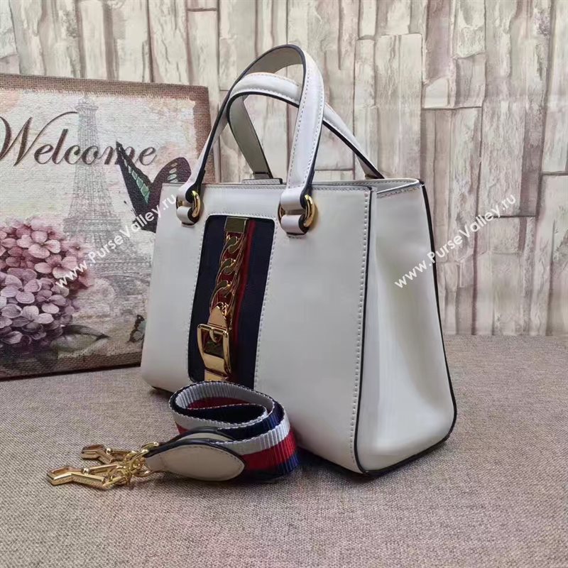 Gucci Sylvie handbag white shoulder bag 6513