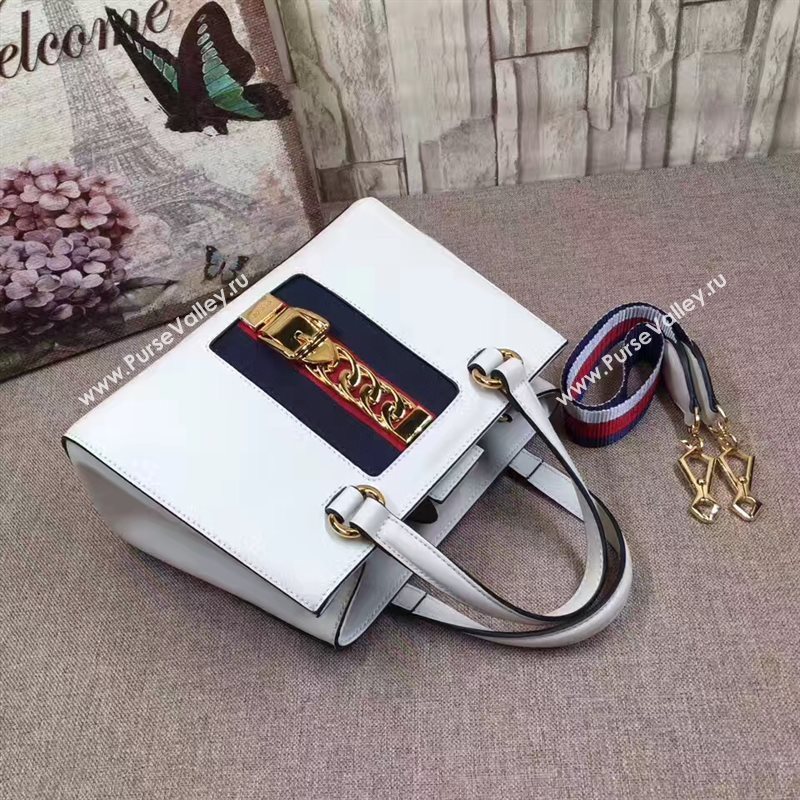 Gucci Sylvie handbag white shoulder bag 6513