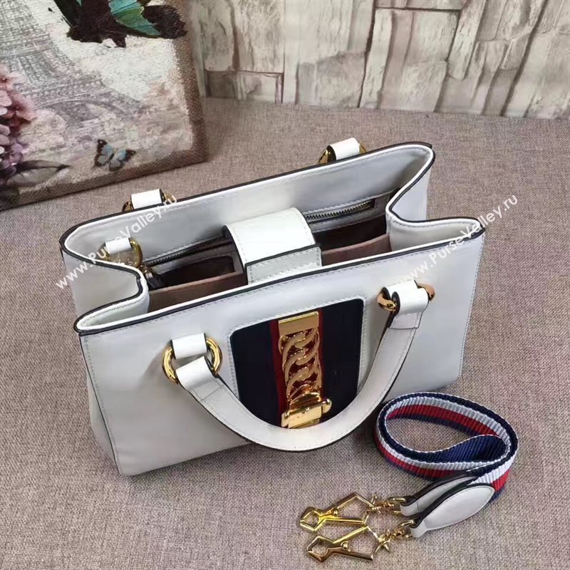 Gucci Sylvie handbag white shoulder bag 6513