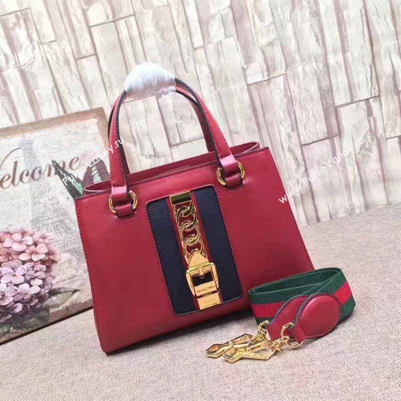 Gucci Sylvie handbag red shoulder bag 6515