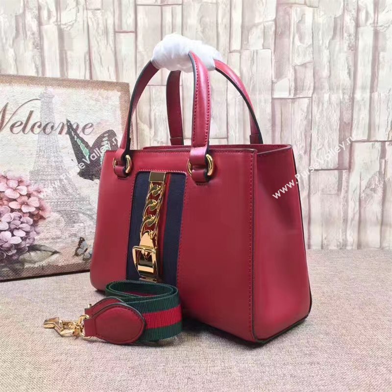 Gucci Sylvie handbag red shoulder bag 6515