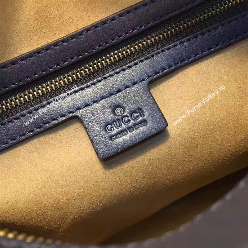 Gucci GG shoulder black red v bag 6517