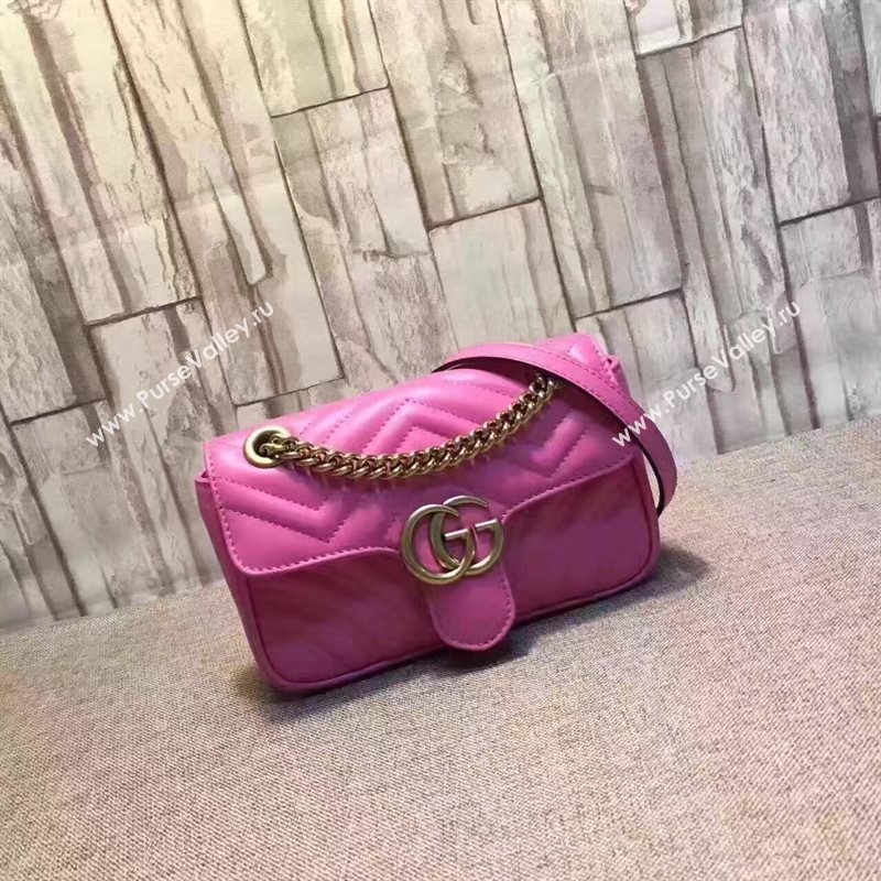 Gucci mini rose red shoulder GG bag 6520