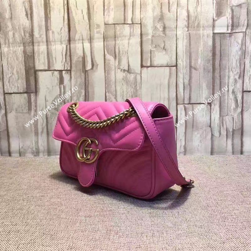 Gucci mini rose red shoulder GG bag 6520