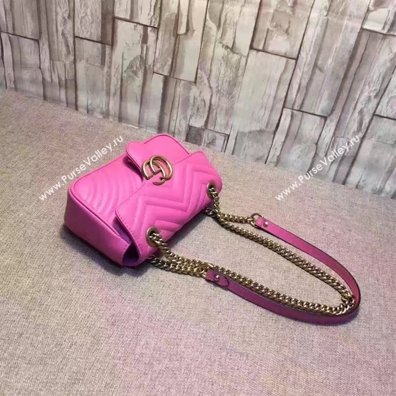 Gucci mini rose red shoulder GG bag 6520