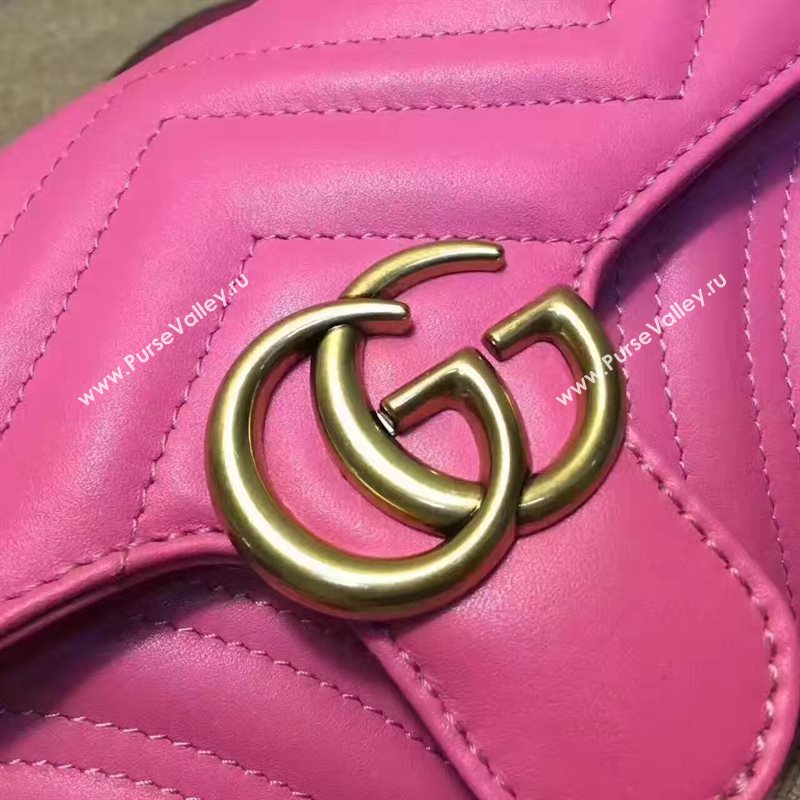 Gucci mini rose red shoulder GG bag 6520