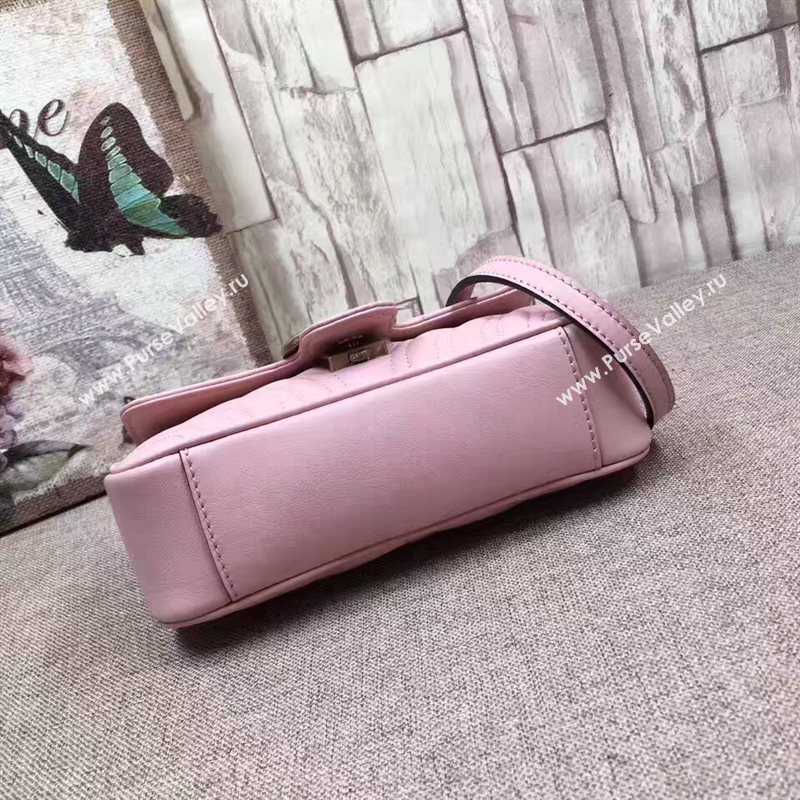 Gucci mini pink shoulder GG bag 6521