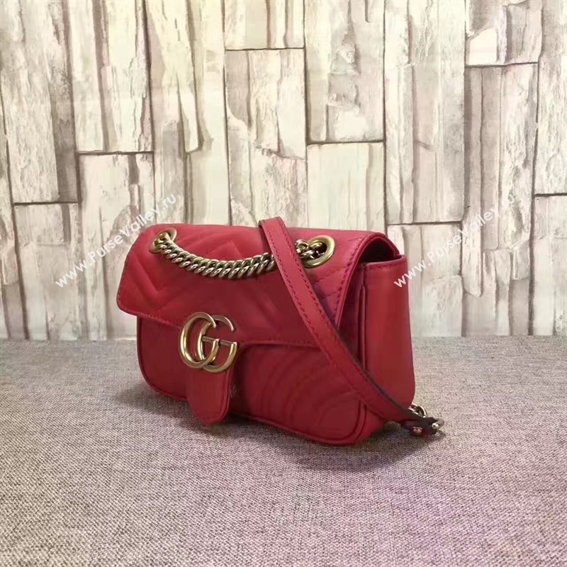 Gucci mini red shoulder GG bag 6522