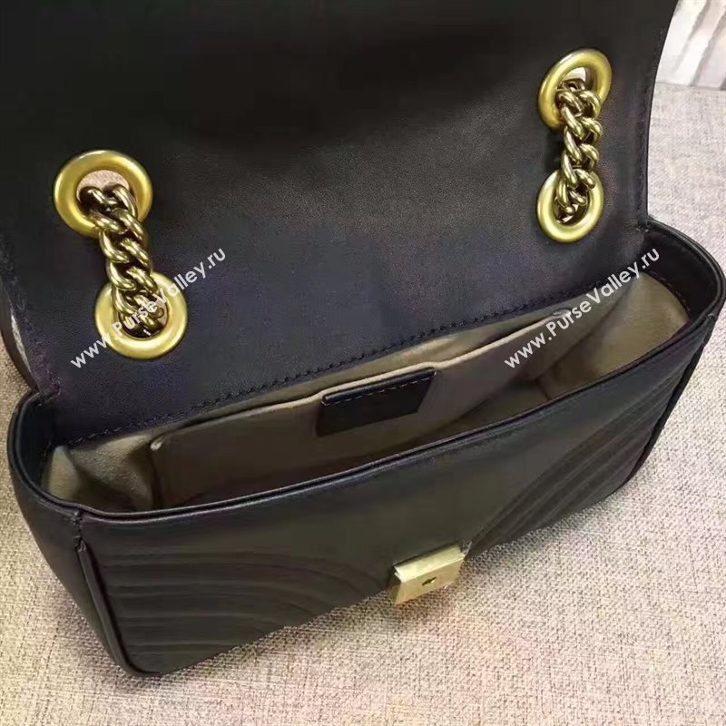 Gucci mini black shoulder GG bag 6523