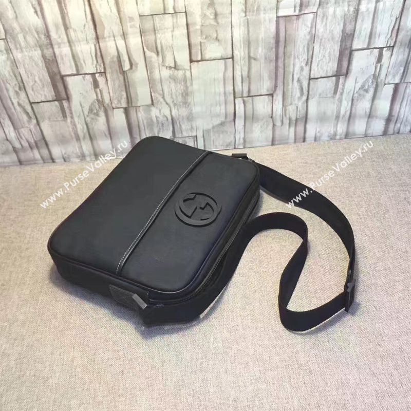 Gucci large GG shoulder black bag 6525