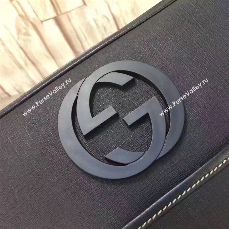 Gucci large GG shoulder black bag 6525