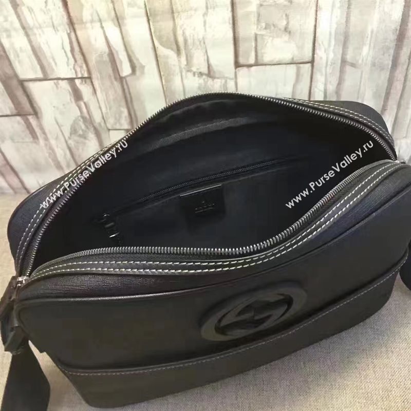 Gucci large GG shoulder black bag 6525