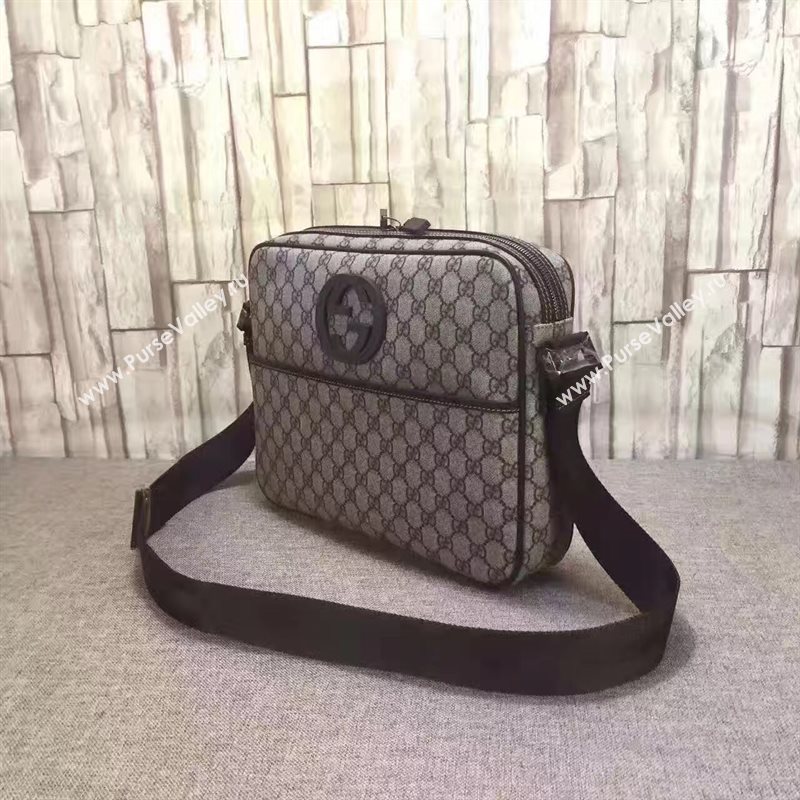 Gucci large gray shoulder GG bag 6526