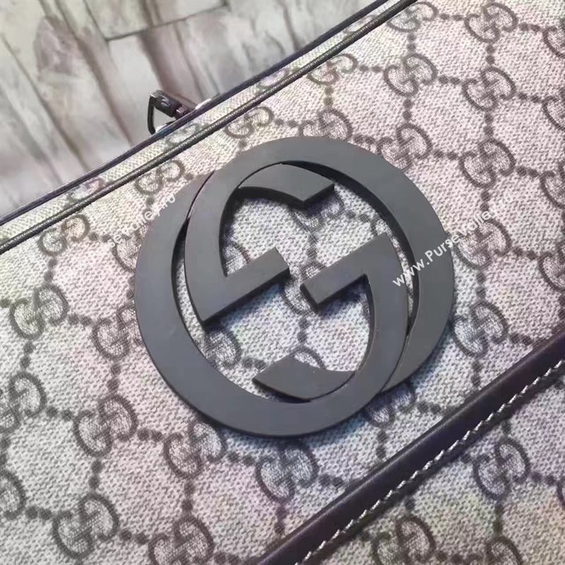 Gucci large gray shoulder GG bag 6526