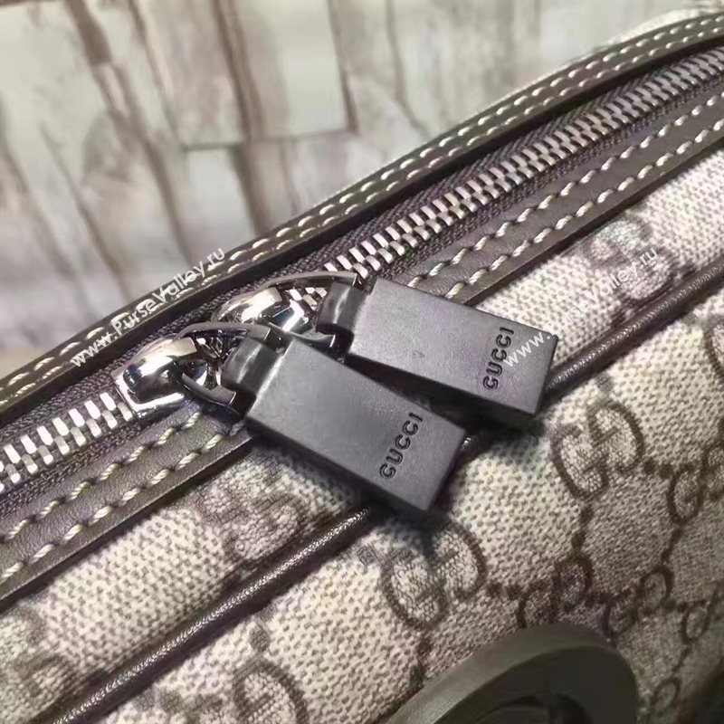 Gucci large gray shoulder GG bag 6526