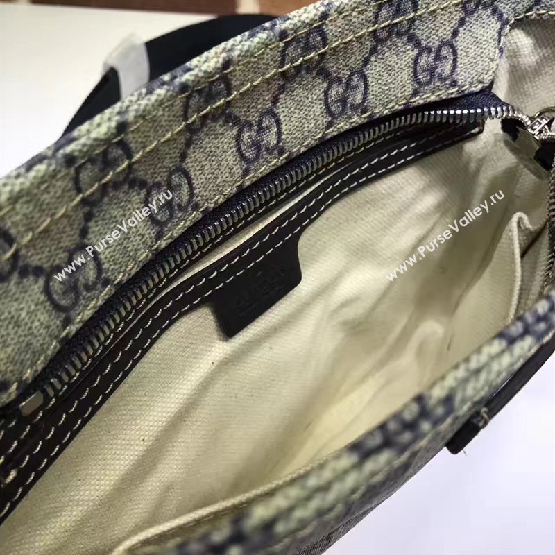 Gucci small light gray GG shoulder canvas bag 6533